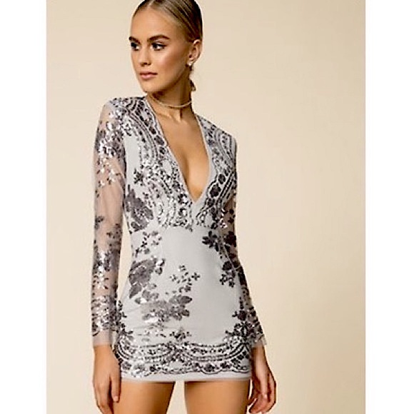 Misguided sequin embellished dress - Picture 2 of 13